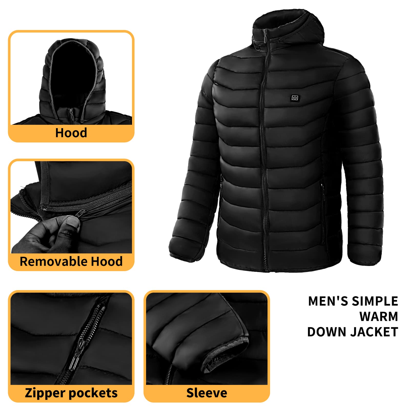 ThermoPuffer - Men's Electric Heated Puffer Jacket - view 14