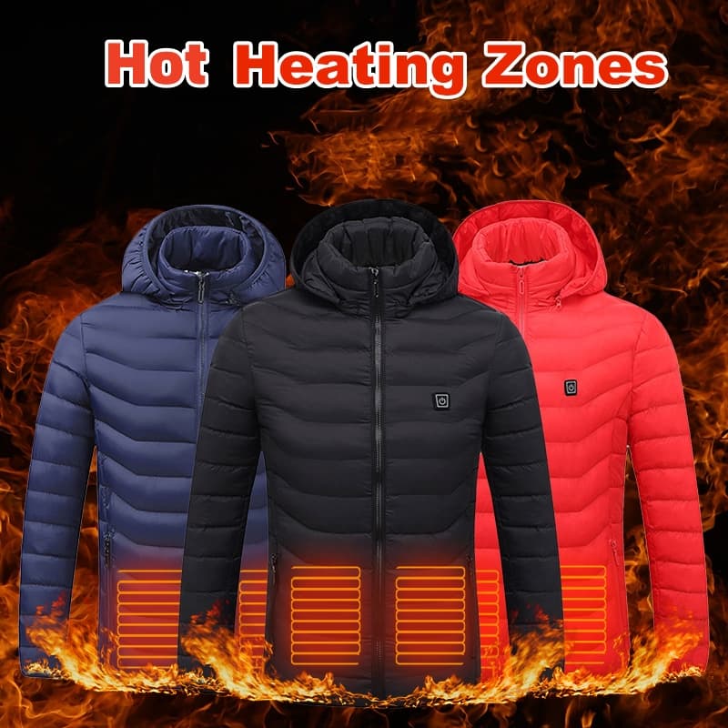 ThermoPuffer - Men's Electric Heated Puffer Jacket - view 2