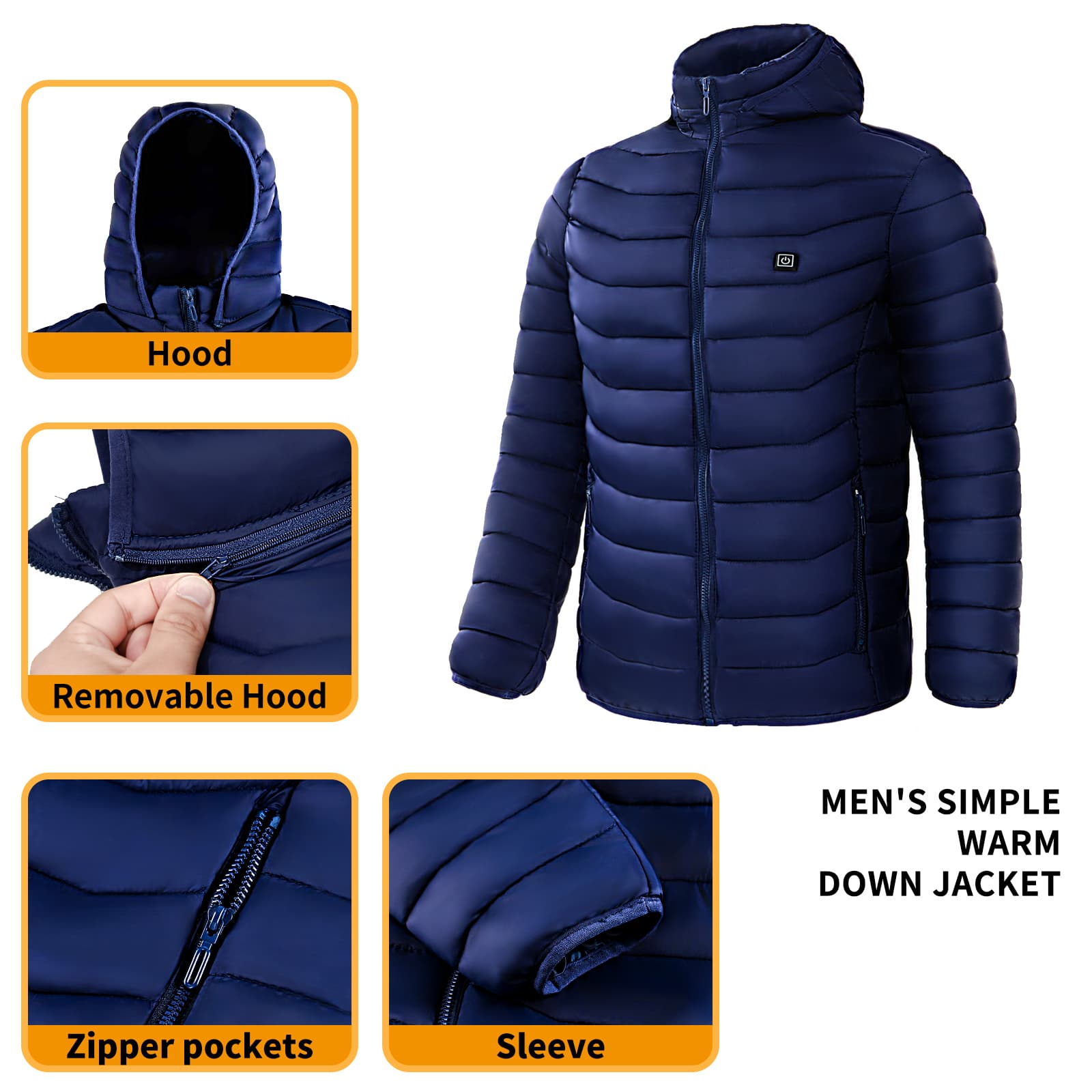 ThermoPuffer - Men's Electric Heated Puffer Jacket - view 9